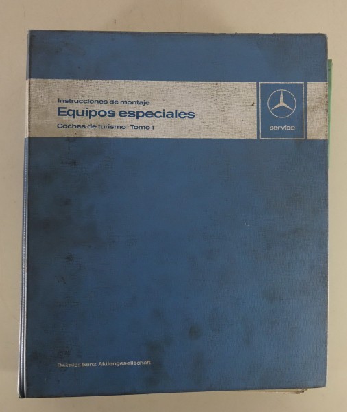 Manual de taller Equipos especiales Mercedes-Benz W123,W116,R107,C107 desde 1980