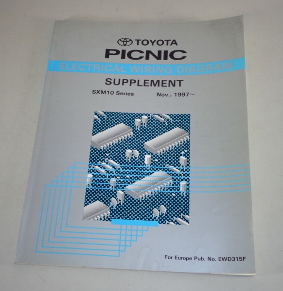 Workshop Manual Electric / Werkstatthandbuch Elektrik Toyota Picnic von 11/1997