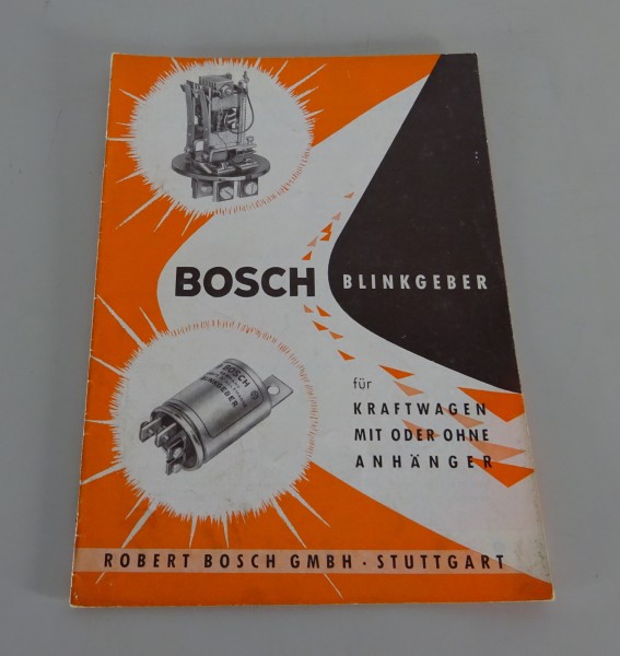 Handbuch Bosch Blinkgeber Stand 09/1958