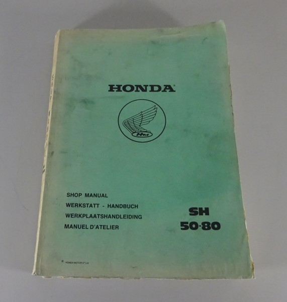 Werkstatthandbuch / Workshop Manual Honda Scoopy SH 50 / SH 80 Stand 1984