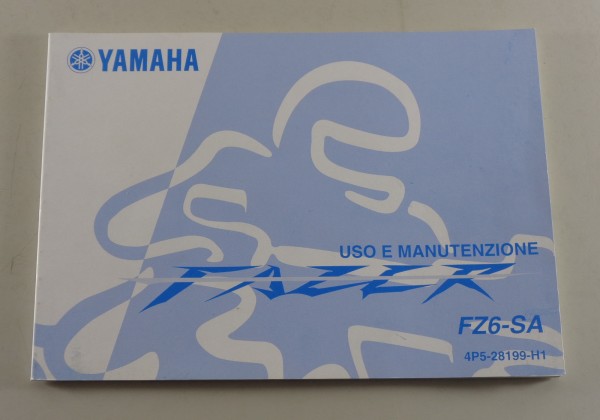 Uso e Manutenzione Yamaha FAZER FZ6-SA from 09/2006