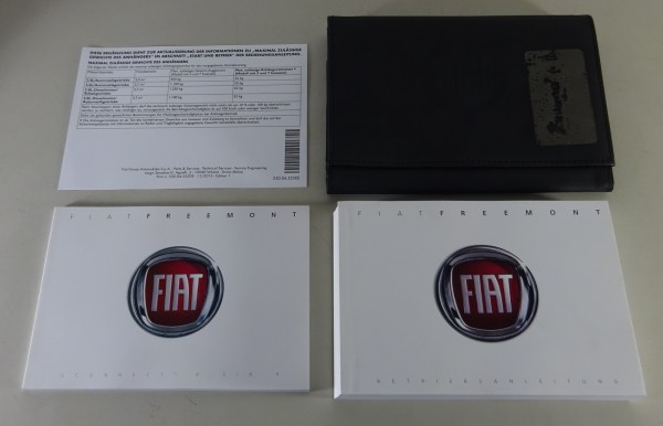 Bordmappe + Betriebsanleitung / Handbuch Fiat Freemont Stand 09/2013