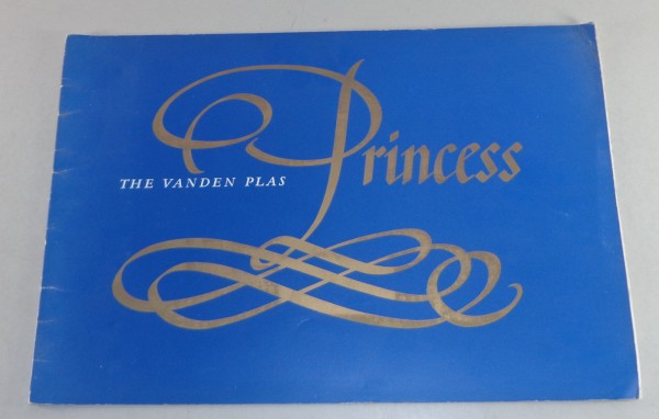 Prospekt / Brochure Vanden Plas Princess 3l / 4l