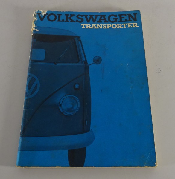 Betriebsanleitung / Handbuch VW Bus / Transporter / Samba T1 von 08/1963
