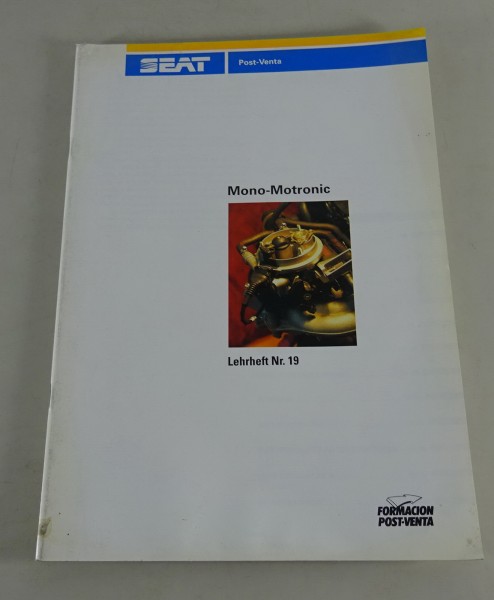 SSP Nr. 19 / Kundendienst Lehrheft Mono-Motronic Stand 12/1992