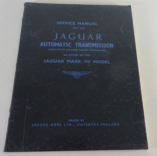 Werkstatthandbuch / Workshop Manual Jaguar Automatik Getriebe Borg Warner Mk. 7