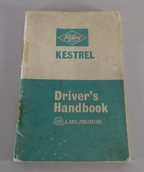 Owner´s Manual / Handbook Riley Kestrel MK. II + 1300 ADO16 from 05/1968
