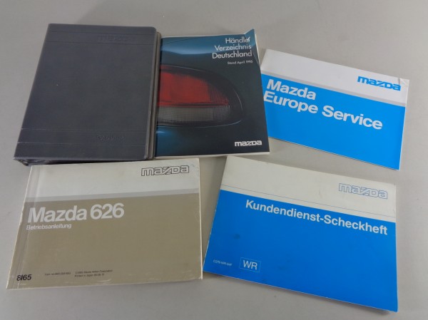 Bordmappe + Betriebsanleitung / Handbuch Mazda 626 Ausgabe 1995