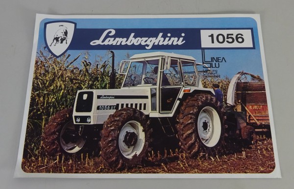 Prospektblatt Lamborghini R 1056 - 1056 DT Schlepper