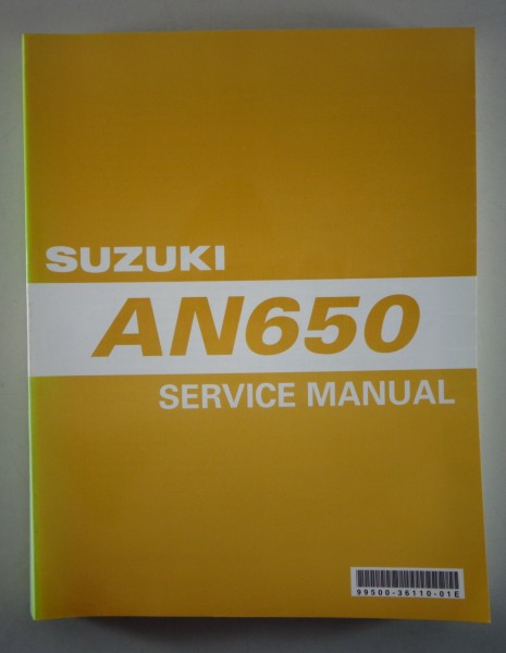 Workshop Manual / Repair Manual Suzuki AN 650 Burgman Roller / Scooter ab 2002