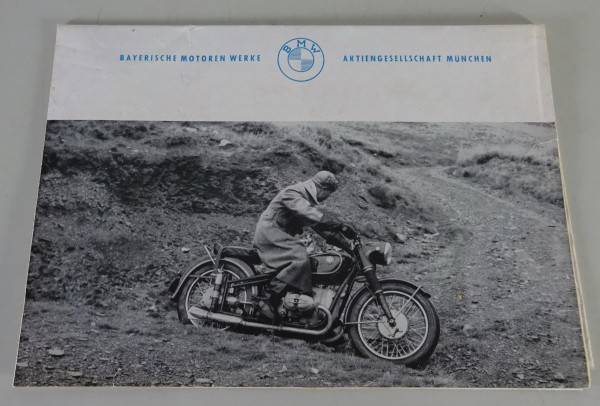 Prospekt / Broschüre BMW Motorrad R68 Stand 03/1953 - original