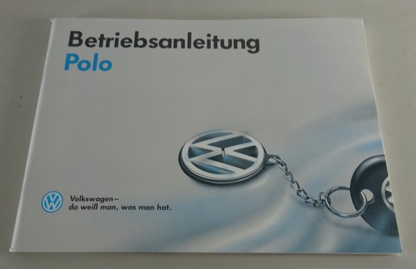 Betriebsanleitung / Handbuch Volkswagen VW Polo Typ 6N Stand 10/1994