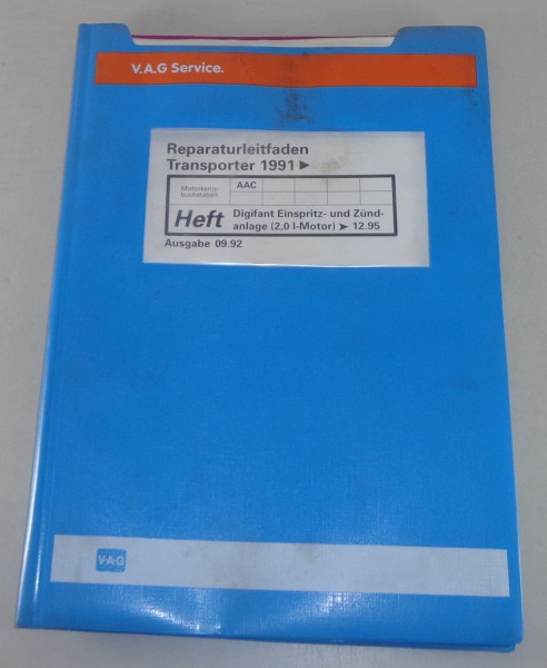 Werkstatthandbuch VW Bus / Transporter T4 Digifant Einspritz- & Zündanlage 1992