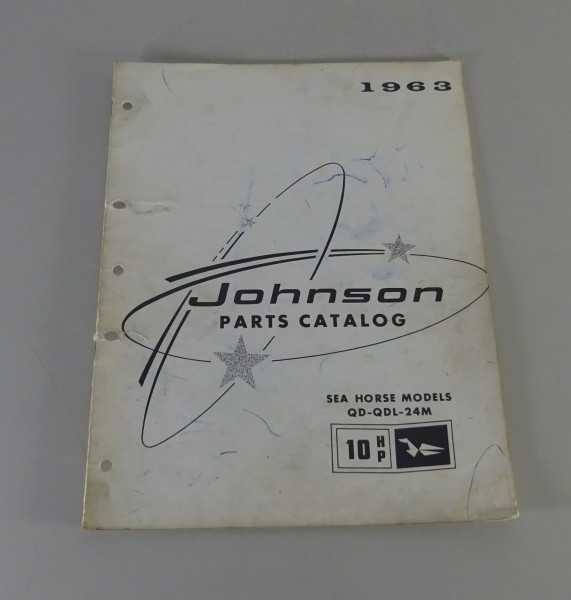 Teilekatalog OMC Johnson Outboards / Außenborder 10 PS Models Stand 1963