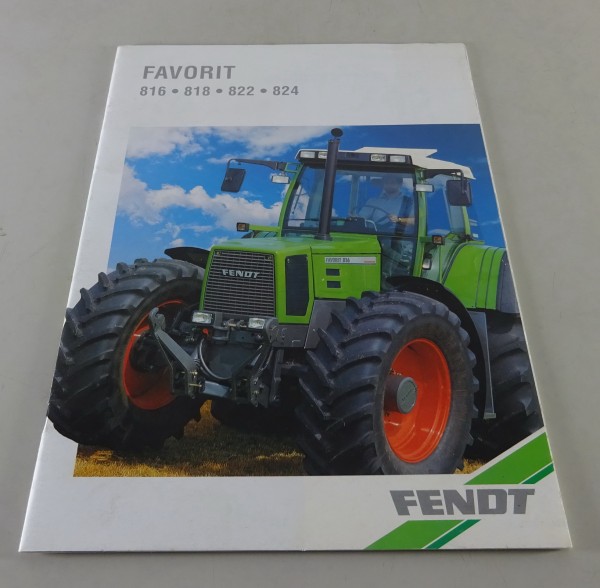 Prospekt / Broschüre Fendt Favorit 618 / 818 / 822 / 824 Stand 12/1993