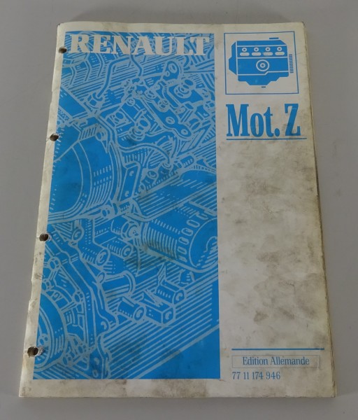 Werkstatthandbuch Renault Motor für Alpine V6 A610 / Turbo / GT Stand 1994