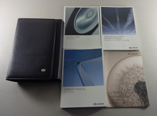 Owner's Manual + wallet Lexus GS 450 h Hybrid Typ GWS 191 from 2007