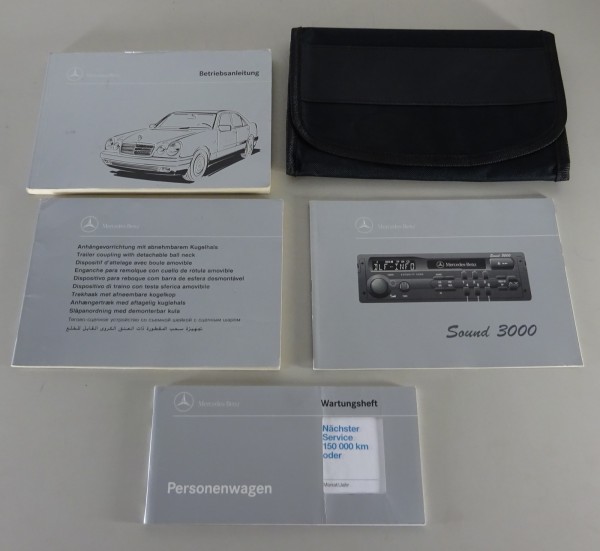 Bordmappe mit Betriebsanleitung Mercedes Benz E-Klasse W210 Stand 10/1995