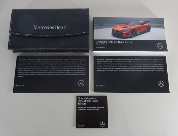 Wallet + operating instructions Mercedes-AMG GT Black Series Type 190 from 2020