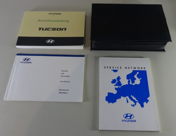 Bordmappe + Betriebsanleitung / Handbuch Hyundai Tucson Typ JM Stand 2004