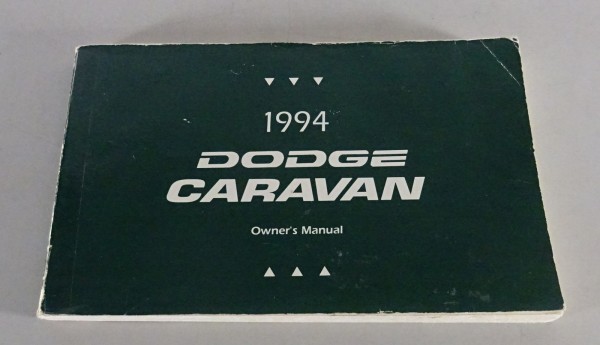 Owner´s Manual / Handbook Dodge Caravan Stand 1994