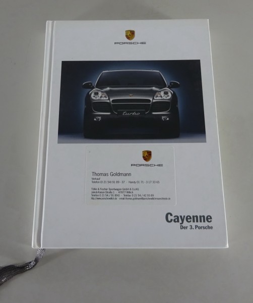 Prospekt „Der 3. Porsche“ Porsche Cayenne / S / Cayenne Turbo Typ 9PA Stand 2003