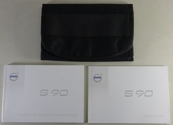 Bordmappe mit Betriebsanleitung / Handbuch Volvo S90 Stand 2018