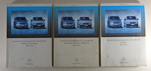 Manual de taller Mercedes-Benz Vito + Viano + Westfalia W639 desde 2003