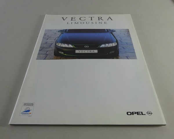 Faltprospekt / Prospekt Opel Vectra B Limousine + Technische Daten Stand 01/1998