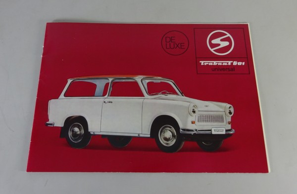 Prospekt / Broschüre Trabant 601 / Universal / de Luxe Stand 1969
