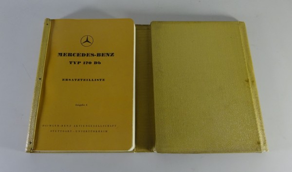Teilekatalog / Ersatzteilliste Mercedes-Benz W136 170Db Diesel Stand 01/1953