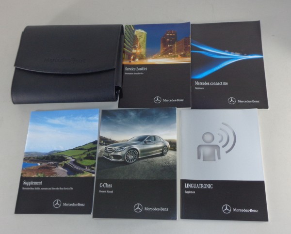 Owner's Manual + Wallet Mercedes Benz C-Class Coupe C205 180 / 200 etc from 2015