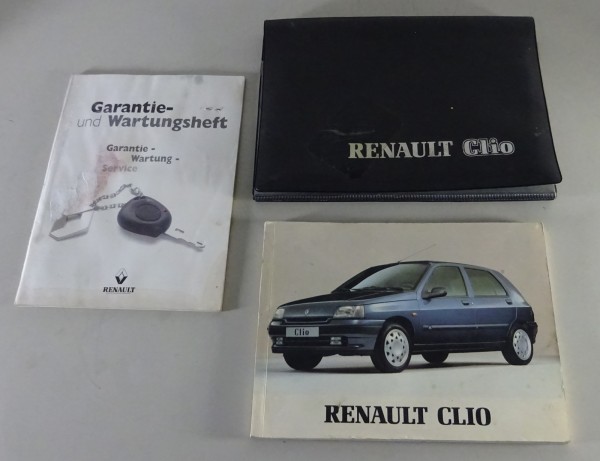 Bordmappe mit Betriebsanleitung Renault Clio von 1995