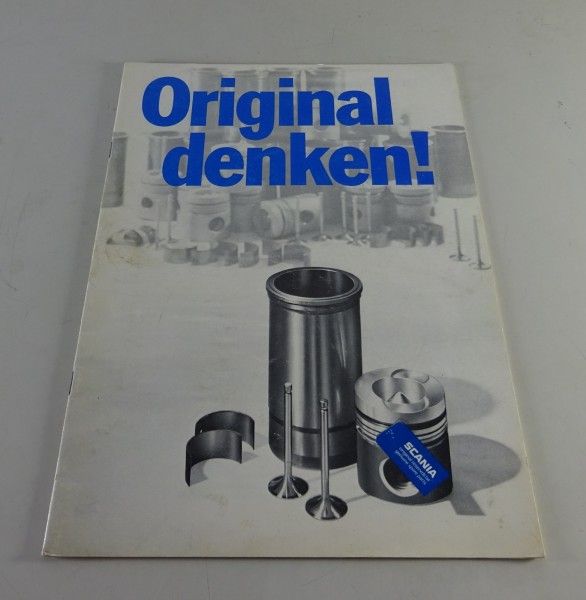 Prospekt / Informationsbroschüre Scania Motoren Stand keine Angaben