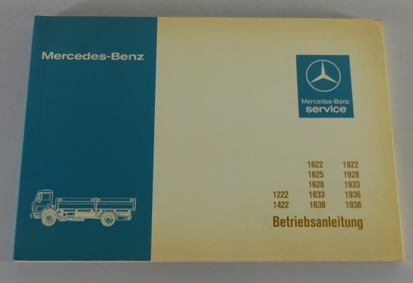 Betriebsanleitung Mercedes Benz LKW NG 80 1222 / 1422 / 1622 etc. von 01/1982