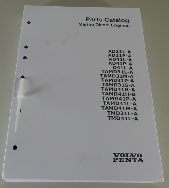 Parts Catalog/Ersatzteilliste Volvo Penta AD / D / TAMD / TMD - 31 / 41 - 10/12