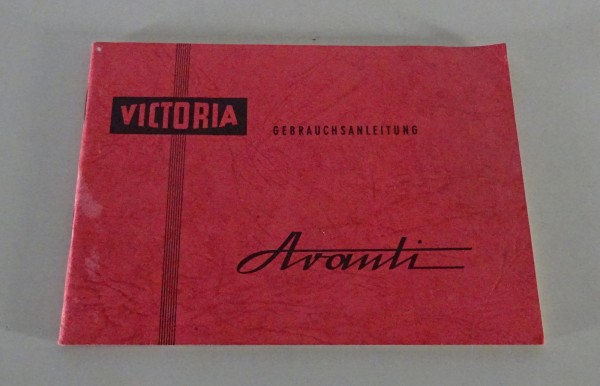 Betriebsanleitung / Handbuch Victoria SM 51 Avanti Stand 05/1957