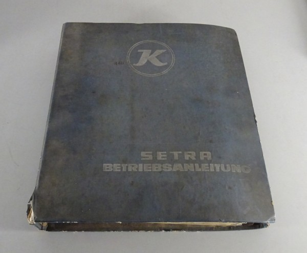 Betriebsanleitung / Handbuch Kässbohrer Setra S 100 + A 110 + A 120A Stand 1967