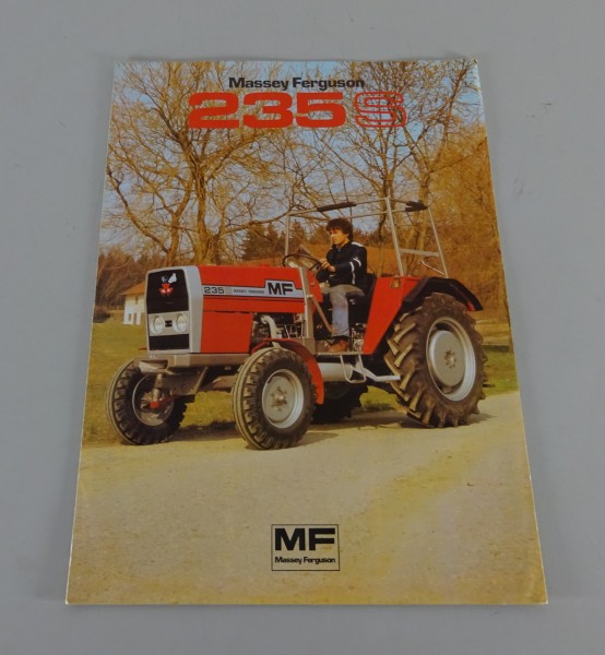 Prospekt / Broschüre Massey Ferguson MF 235 S Stand 11/1980