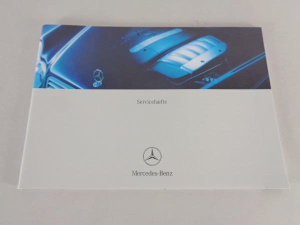 Scheckheft Mercedes Benz CL 500 & 600 C215 auf Dänisch 06/2004