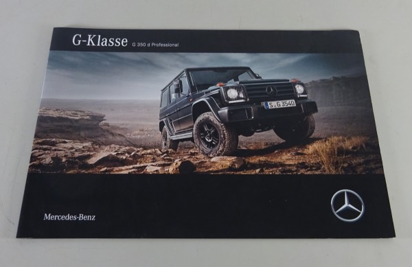 Prospekt / Broschüre Mercedes-Benz G-Klasse W 463 G 350 d Stand 06/2016