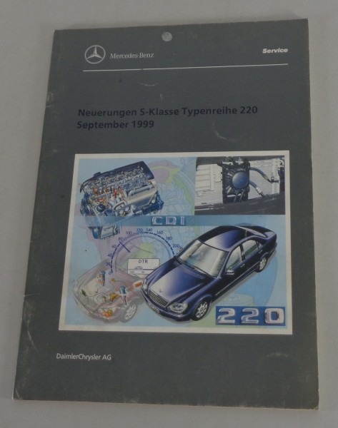 Werkstatthandbuch Einführung Mercedes Benz W220 S 320 CDi S-Klasse von 09/1999