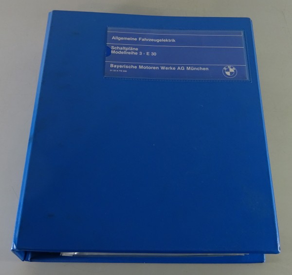 Werkstatthandbuch Elektrik / Schaltpläne BMW 3er E30 316 318i 320i 323i ab 1982