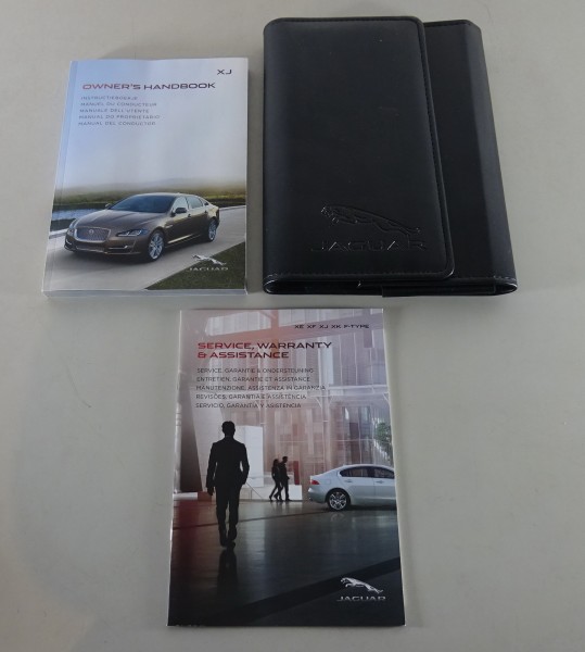 Owner's Manual + Wallet Jaguar XJ Typ X 351 from 2014