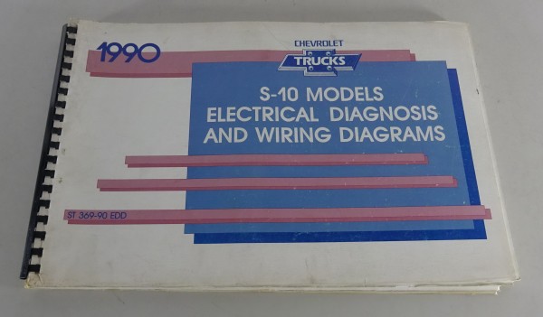 Electrical Diagrams / Diagnosis Manual Chevrolet S-10 Pickup + Blazer Stand 1990