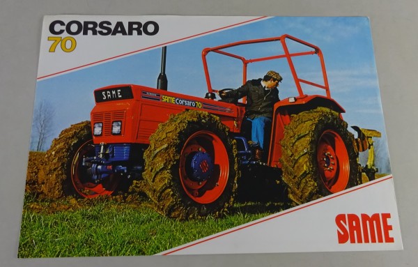Prospektblatt / Datenblatt Same Corsaro 70 Schlepper Stand 06/1980