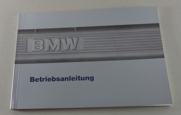 Betriebsanleitung BMW 7er E32 730i / 735i / 735iL / 750i / 750iL von 05/1987