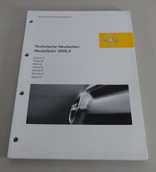 Technische Neuheiten und Änderungen Opel Fahrzeuge Modelljahr 2005,5