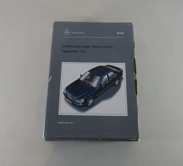 Einführungsmappe Mercedes Benz W220 S-Klasse S 280, 320, 430, 500 von 1998