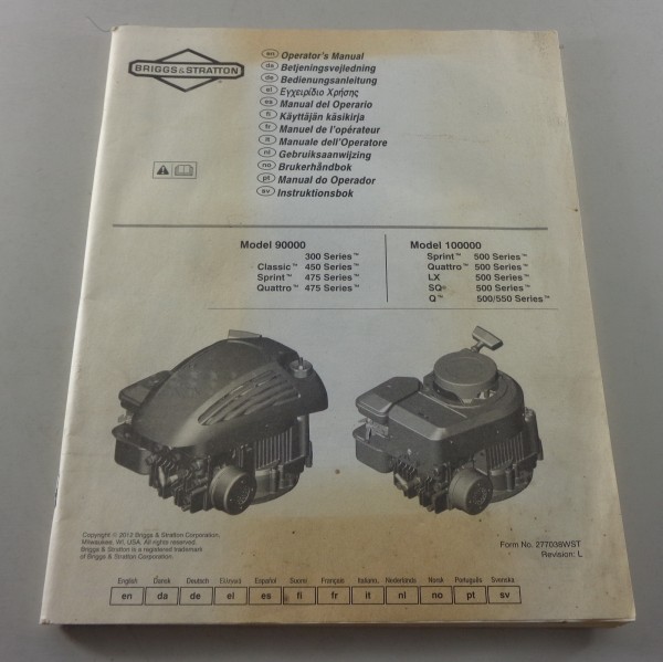 briggs and stratton model 19 manual